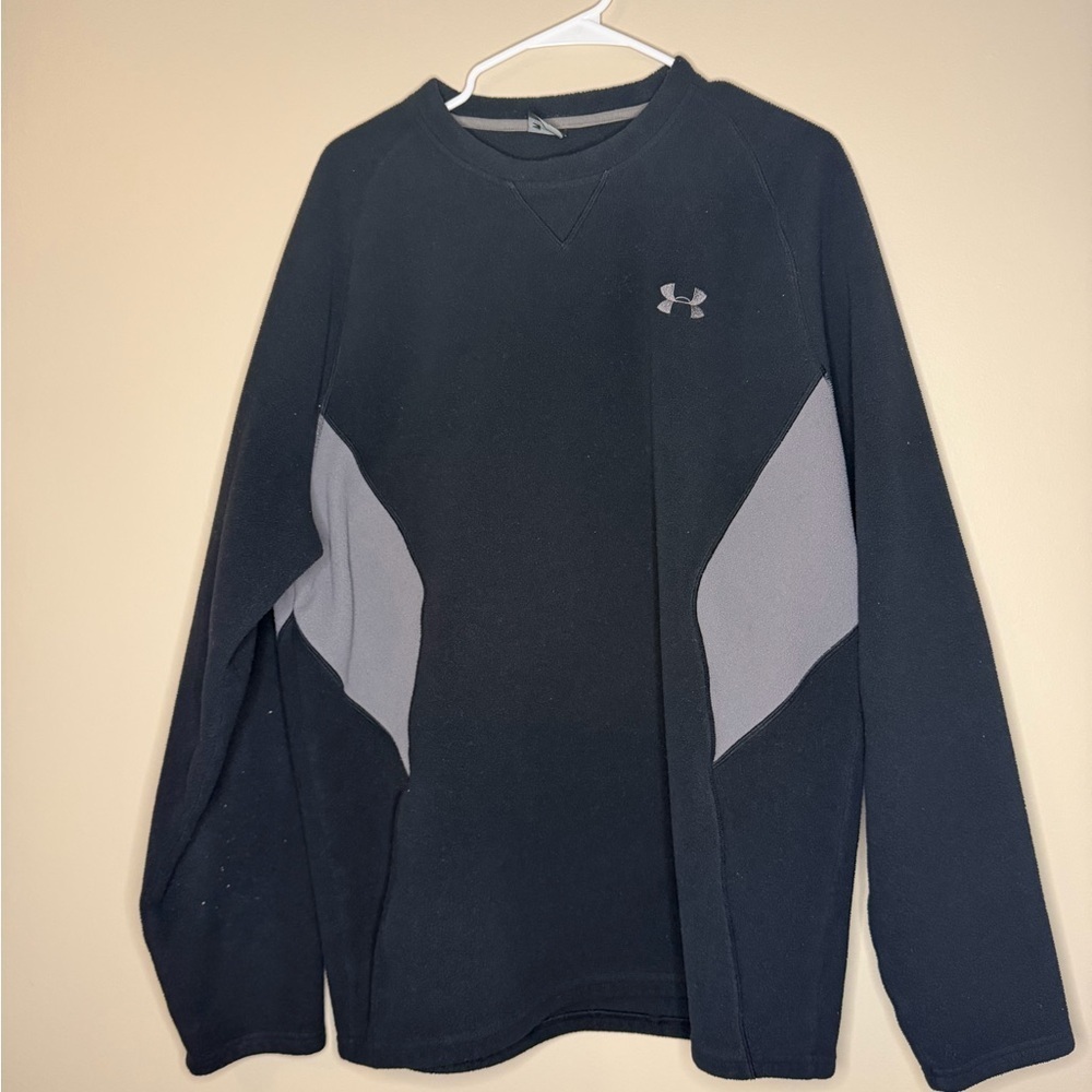 Under Armour Men's Black and Gray Sweatshirt
